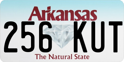 AR license plate 256KUT