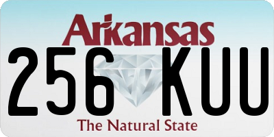 AR license plate 256KUU