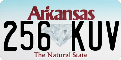AR license plate 256KUV