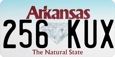 AR license plate 256KUX