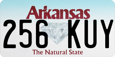 AR license plate 256KUY
