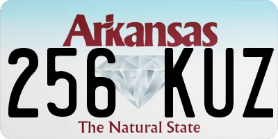 AR license plate 256KUZ