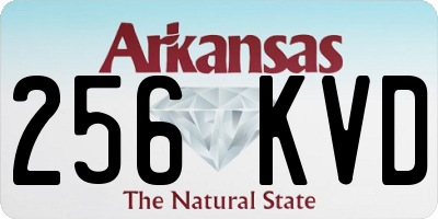 AR license plate 256KVD