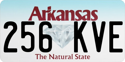 AR license plate 256KVE