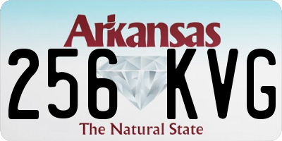 AR license plate 256KVG