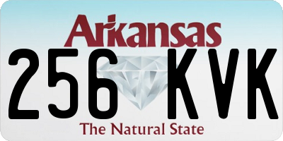 AR license plate 256KVK