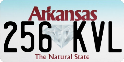 AR license plate 256KVL