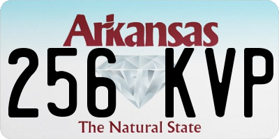 AR license plate 256KVP