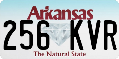AR license plate 256KVR