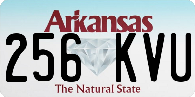 AR license plate 256KVU