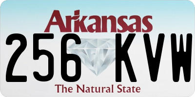 AR license plate 256KVW