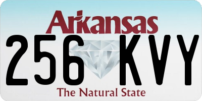 AR license plate 256KVY