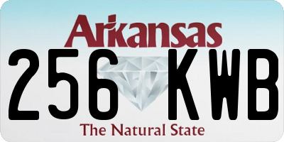 AR license plate 256KWB
