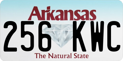 AR license plate 256KWC