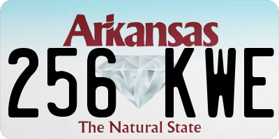 AR license plate 256KWE