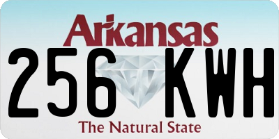 AR license plate 256KWH