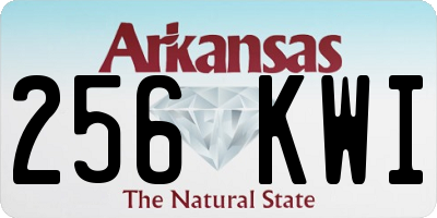 AR license plate 256KWI
