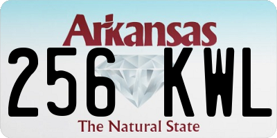 AR license plate 256KWL
