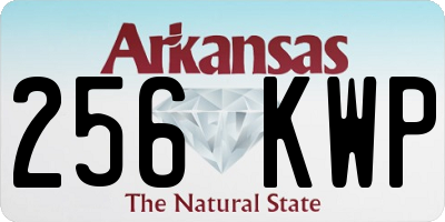 AR license plate 256KWP