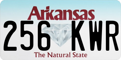 AR license plate 256KWR