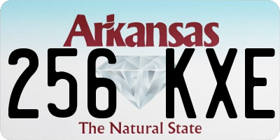 AR license plate 256KXE