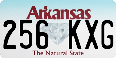 AR license plate 256KXG