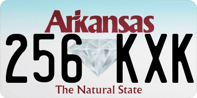 AR license plate 256KXK