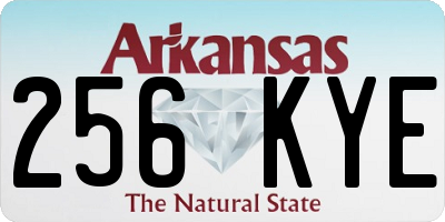 AR license plate 256KYE