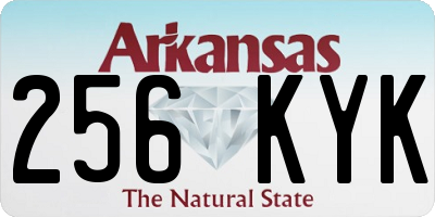 AR license plate 256KYK