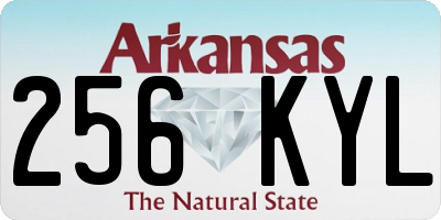 AR license plate 256KYL