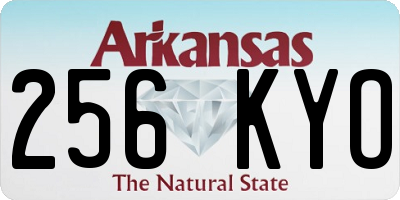 AR license plate 256KYO