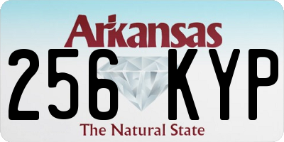 AR license plate 256KYP