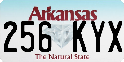 AR license plate 256KYX