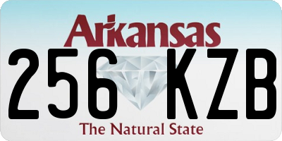 AR license plate 256KZB