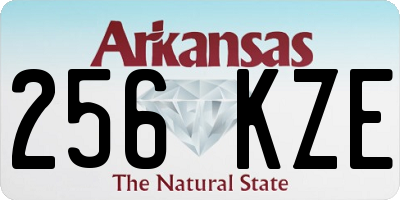 AR license plate 256KZE