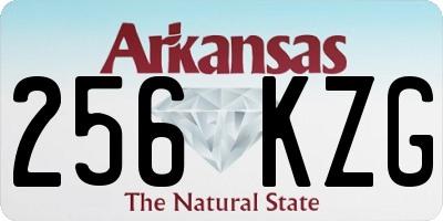 AR license plate 256KZG