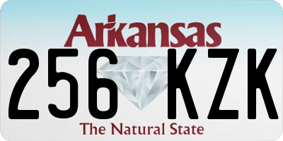 AR license plate 256KZK