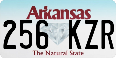 AR license plate 256KZR