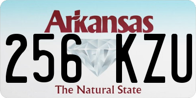 AR license plate 256KZU
