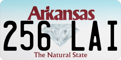 AR license plate 256LAI