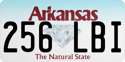 AR license plate 256LBI