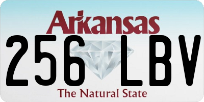 AR license plate 256LBV