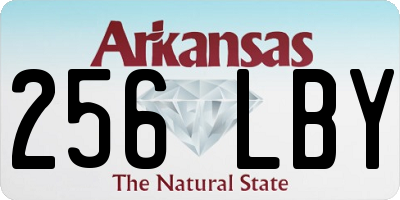 AR license plate 256LBY
