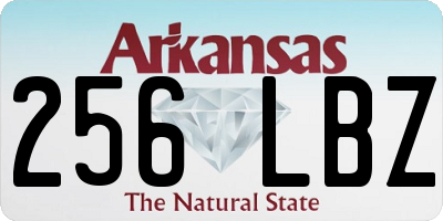AR license plate 256LBZ