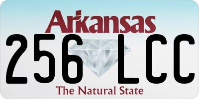 AR license plate 256LCC