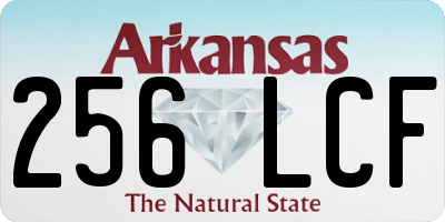 AR license plate 256LCF