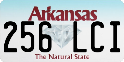 AR license plate 256LCI