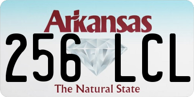 AR license plate 256LCL
