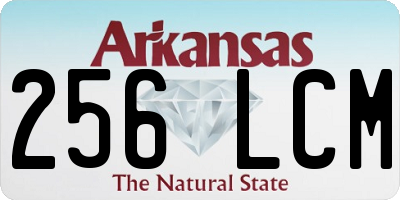 AR license plate 256LCM