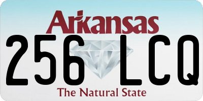 AR license plate 256LCQ
